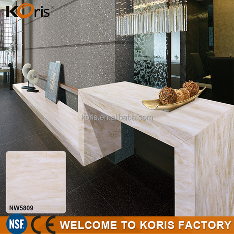 Precio competitivo Elegancia Tamaño personalizado Superficie sólida Mesas de acrílico blanco