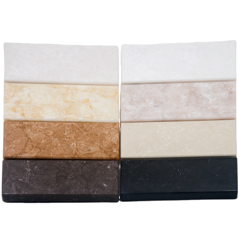 Hojas superficiales sólidas acrílicas modificadas de color de mármol de textura de venta caliente de Oriente Medio