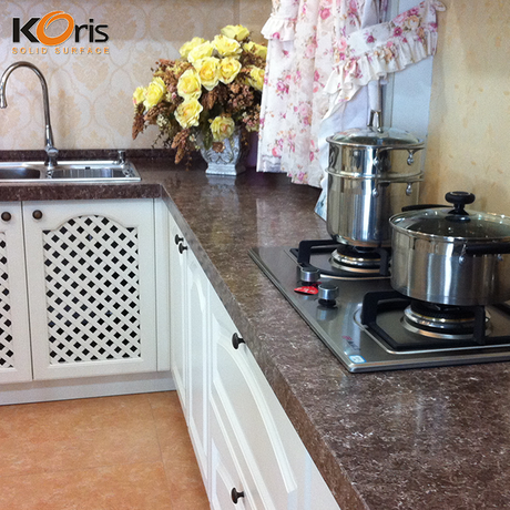 El proyecto del material de construcción modifica para requisitos particulares losa de la hoja de la superficie sólida del color 12m m