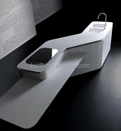 Hojas de encimeras de superficie de mármol artificial de superficie sólida acrílica