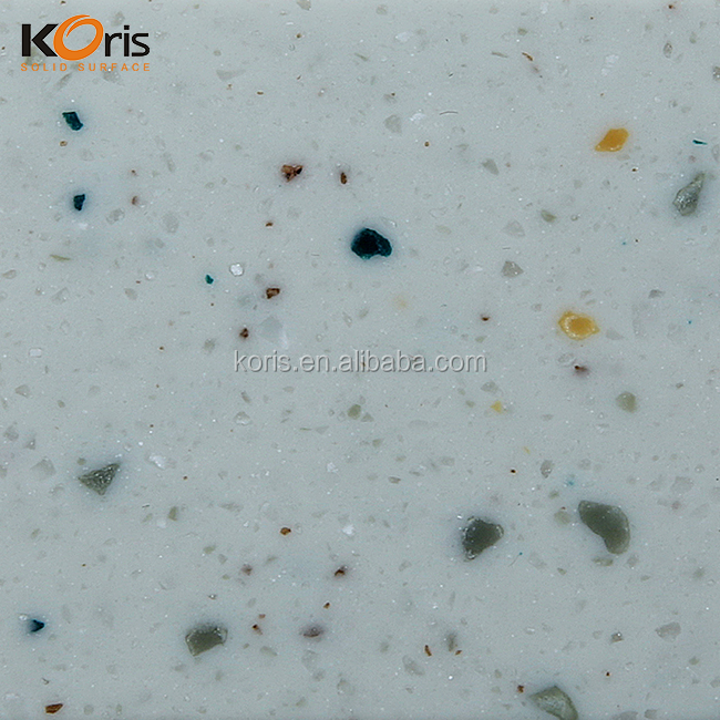 Koris Superficie sólida Fabricante Corian Precio Losa de superficie sólida para encimera de acrílico sólido
