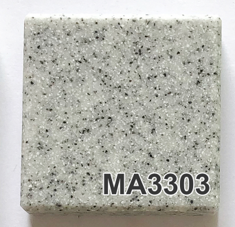 Superficie sólida de Corian acrílico con forma de losa grande certificada por CE, NSF, ISO9001