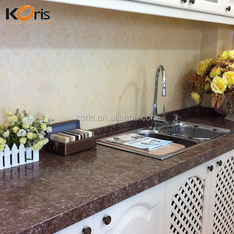 Superficie sólida de mármol artificial popular